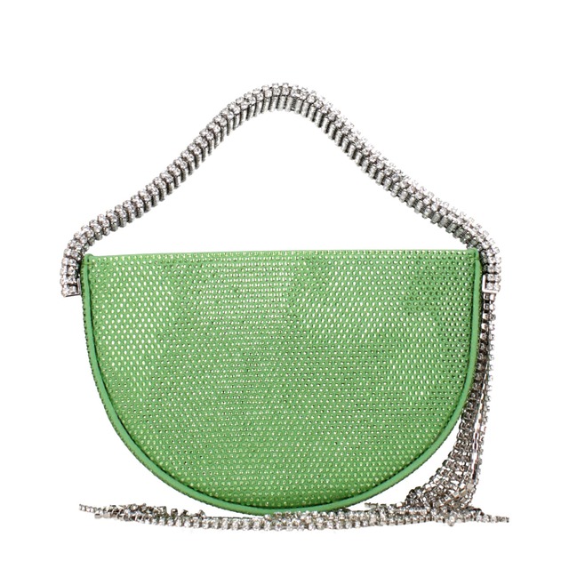 【新品】GEDEBE ジェデベ レディース ハンドバッグ サテン グリーン GABISTNCRYGREEN