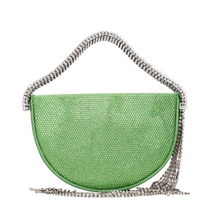 【新品】GEDEBE ジェデベ レディース ハンドバッグ サテン グリーン GABISTNCRYGREEN