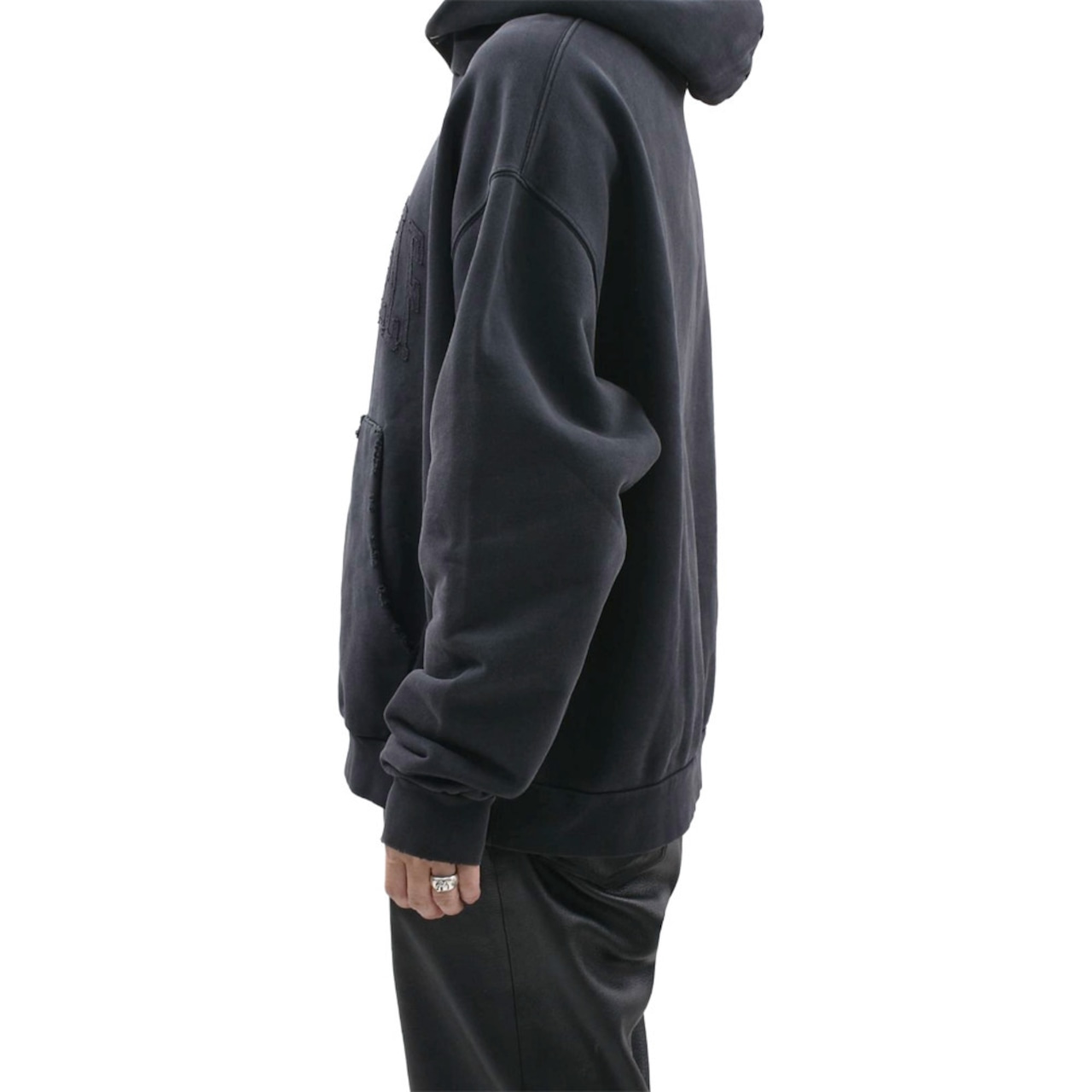 【ASKYURSELF】VINTAGE COLLEGE HOODIE - 3