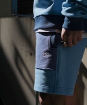 【#Re:room】COLOR PATCHWORK SWEAT SHORTS［REP239］
