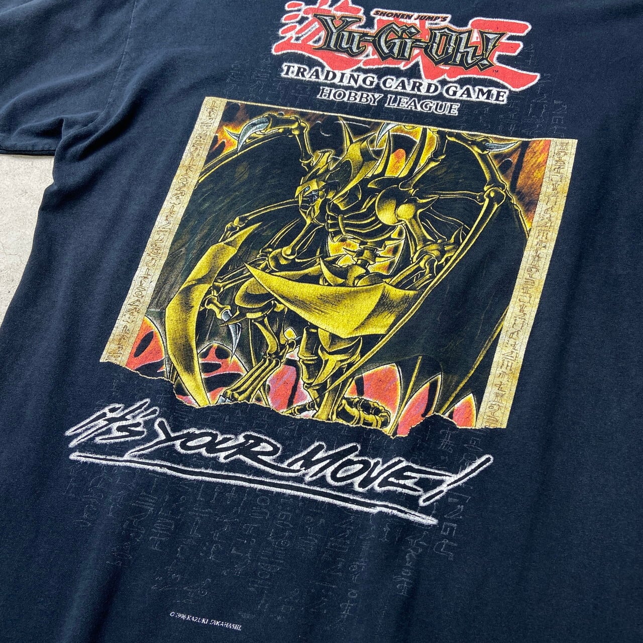 00年代 遊戯王 降雷皇ハモン キャラクター バックプリントTシャツ 