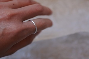 925 silver thin ring.