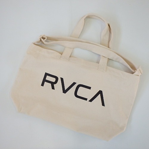 RVCA TOTE BAG BEG /ルーカ BAG トートバッグ ベージュ