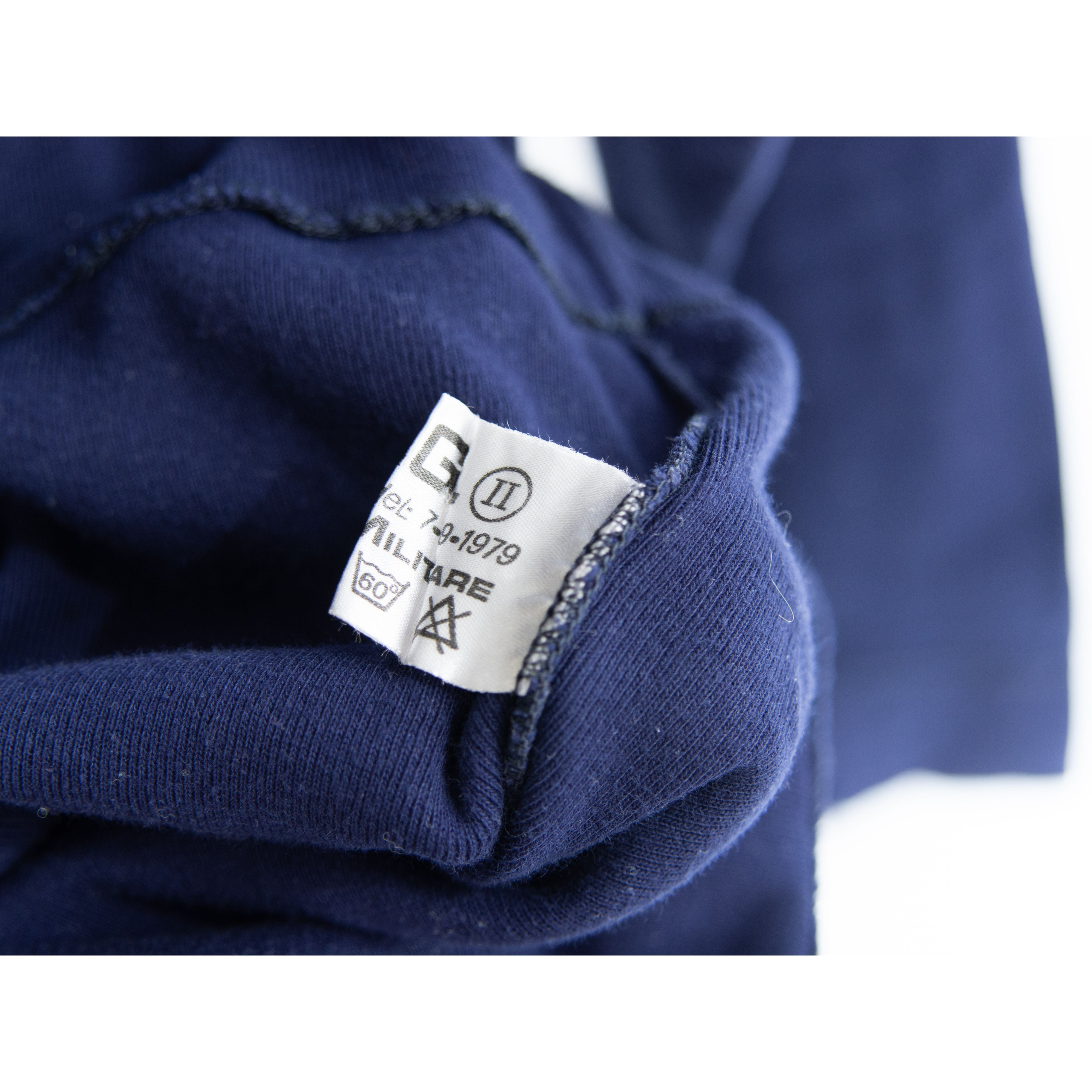 【Italian Army】70's Marina militare boat neck pullover（イタリア海軍 ボートネックカットソー ）10d