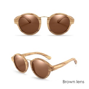 Zebra Wood Sunglasses / ゼブラ ウッド サングラス
