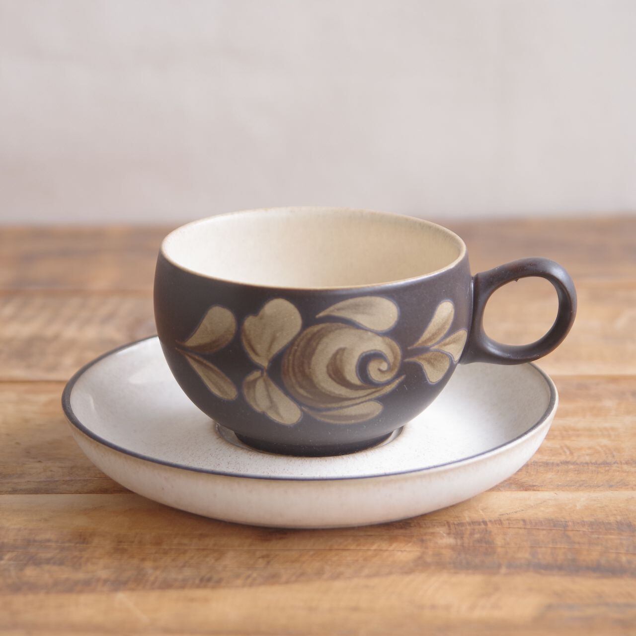 デンビー ベイクウェル カップ&ソーサー DENBY Bakewell ダーク