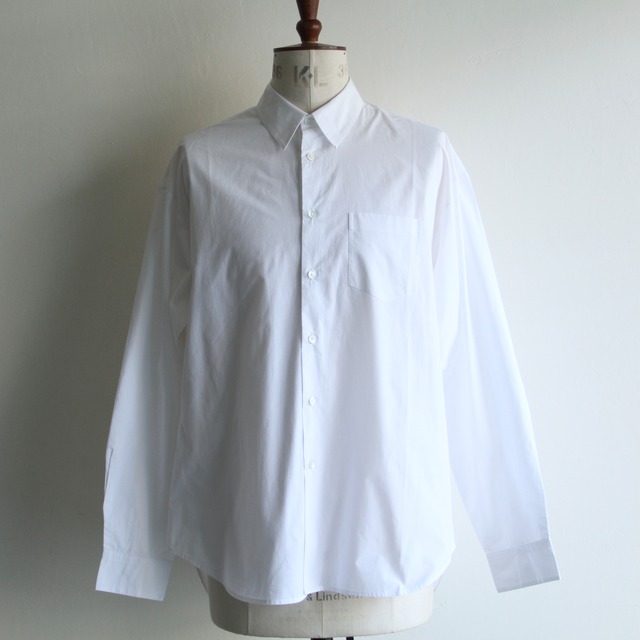 CALEDOOR【 mens 】Grandad collar stripe shirt