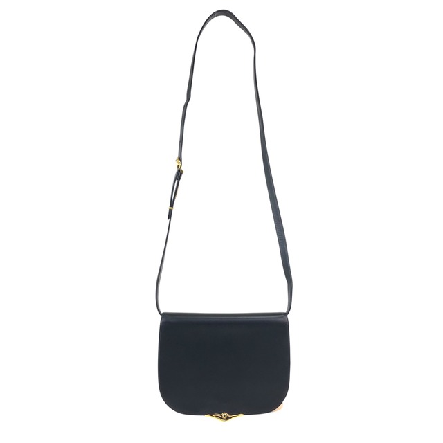 Cartier カルティエ サファイアライン ショルダーバッグ ネイビー レザー vintage ヴィンテージ オールド trvwwp