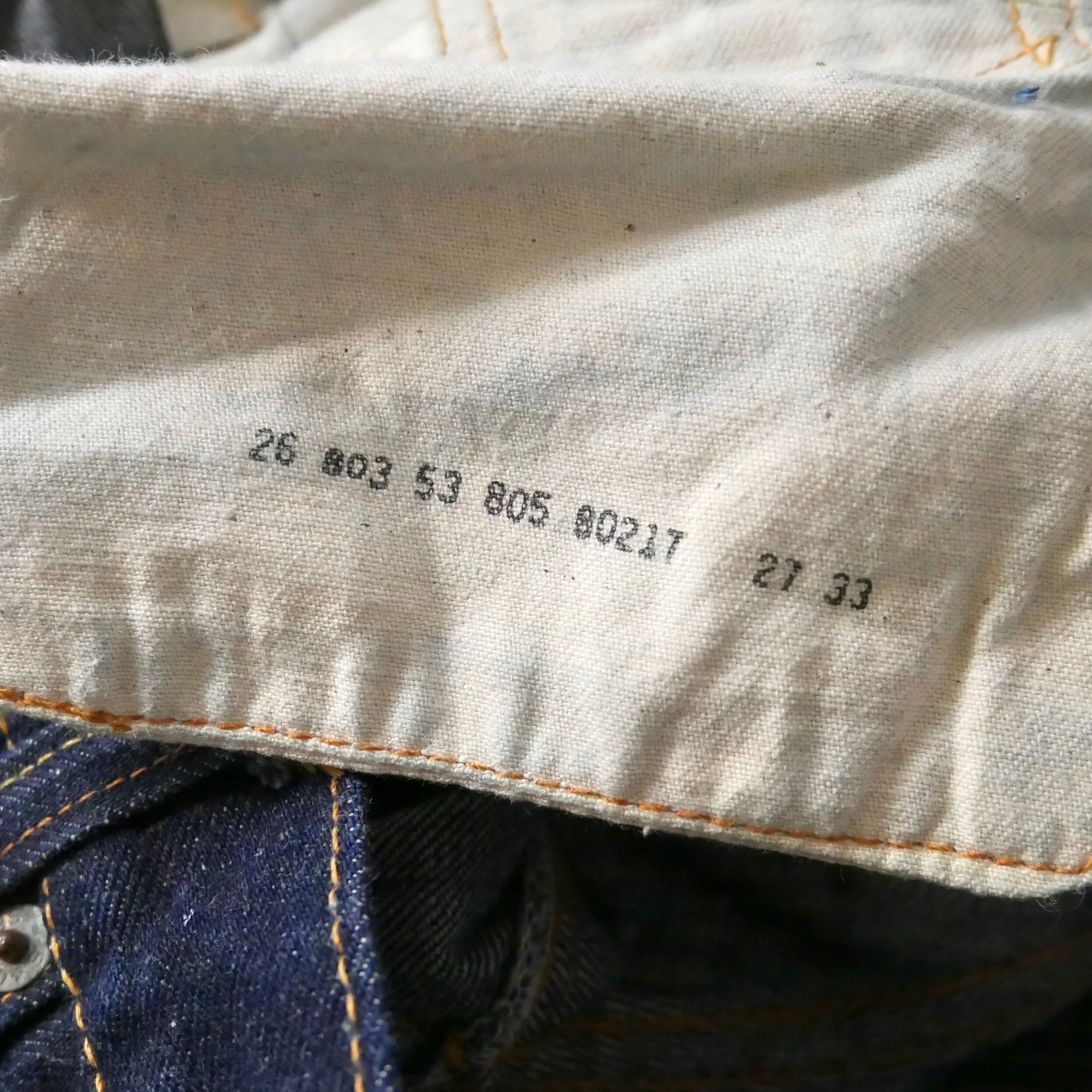70s Levi's 805 bigE denim pant 70年代 リーバイス805 ビッグE 濃紺