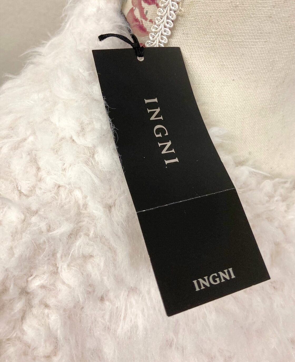 INGNI】 イングモコモコファー ノーカラーコート / プードルコート 