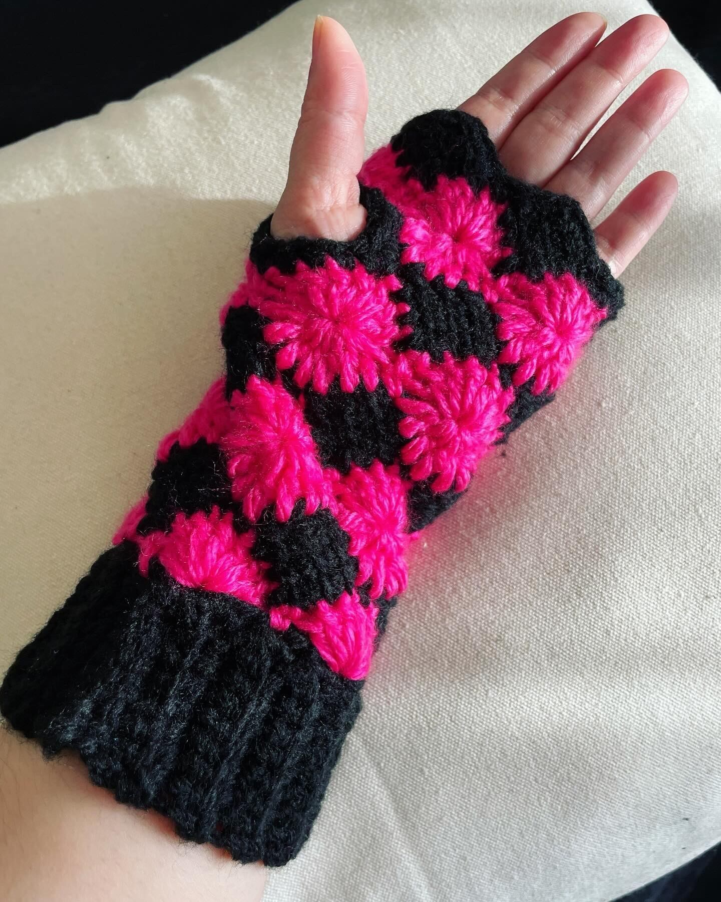 手編み 防寒 ハンドウォーマー(Mサイズ) | tiffany l'amour