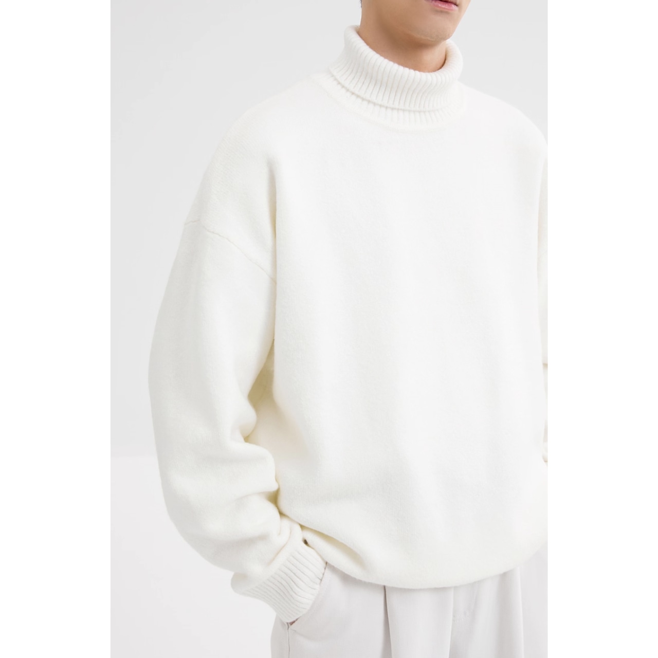 オーバーサイズ タートルネックニット af0404