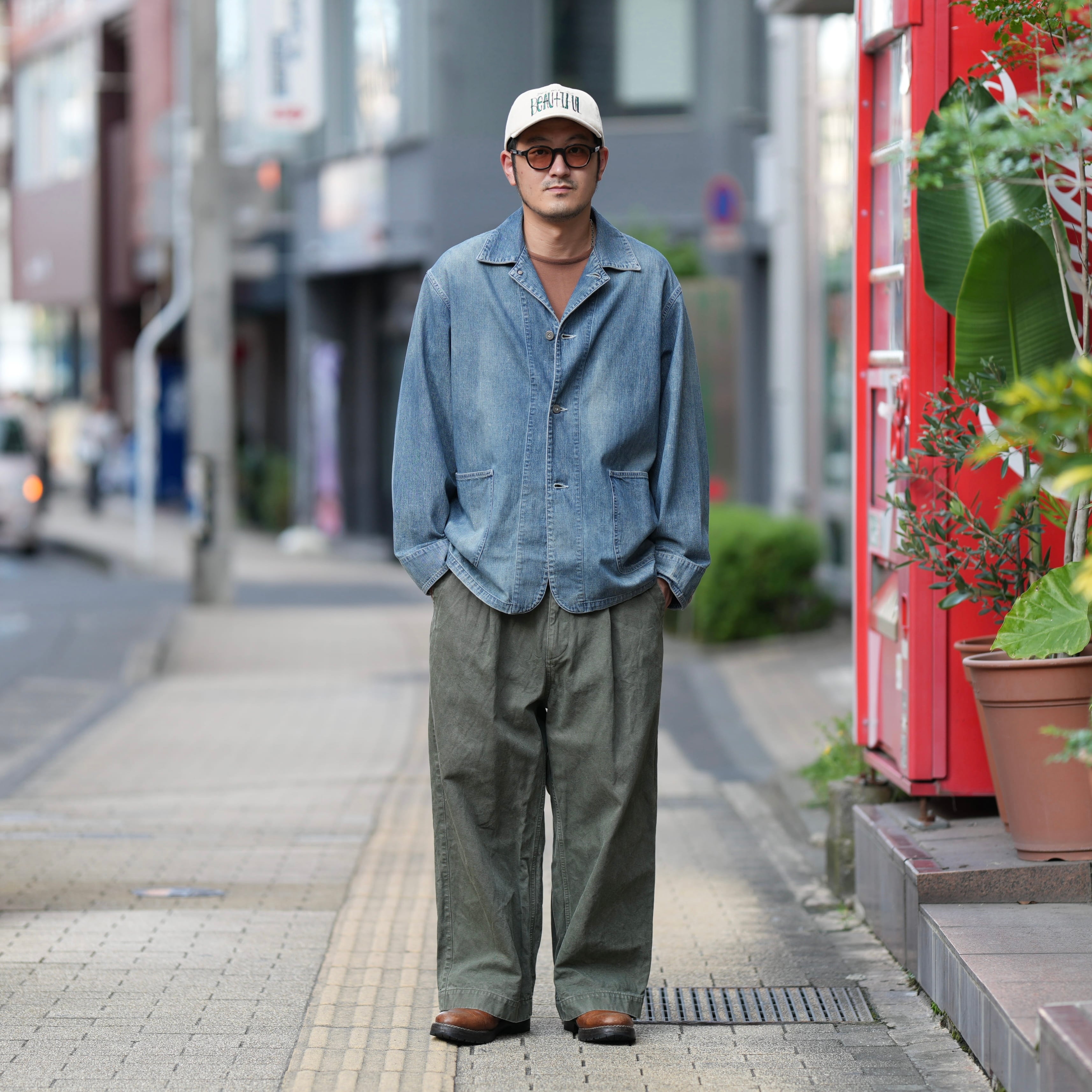 ジャケット・アウター ULTERIOR#25AW#FADED LIGHT DENIM#COVERALL ULTERIOR(アルテリア) 25AW 