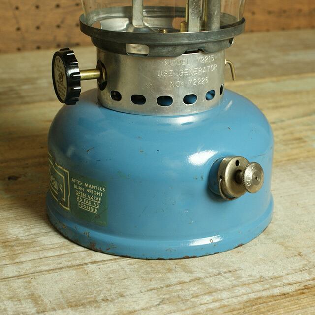 シアーズ シングルマントル ビンテージ ランタン ブルー 1971年2月