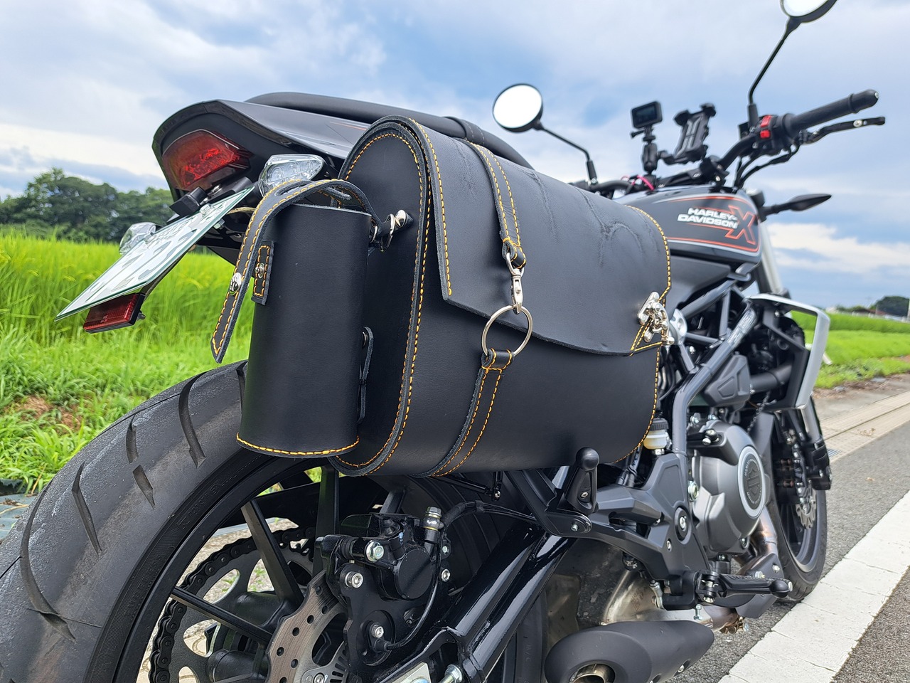 バイク用 サイドbarrelbag | plumage