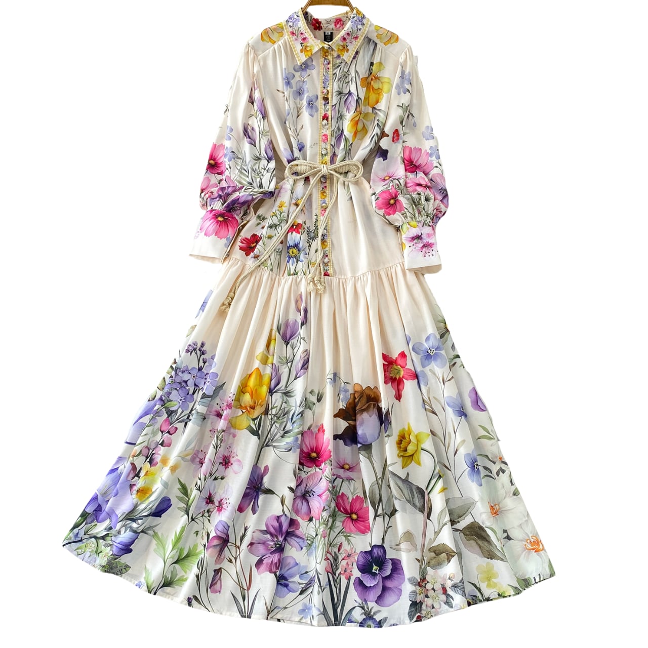 ルミエールボタニカルシャツワンピース L2071