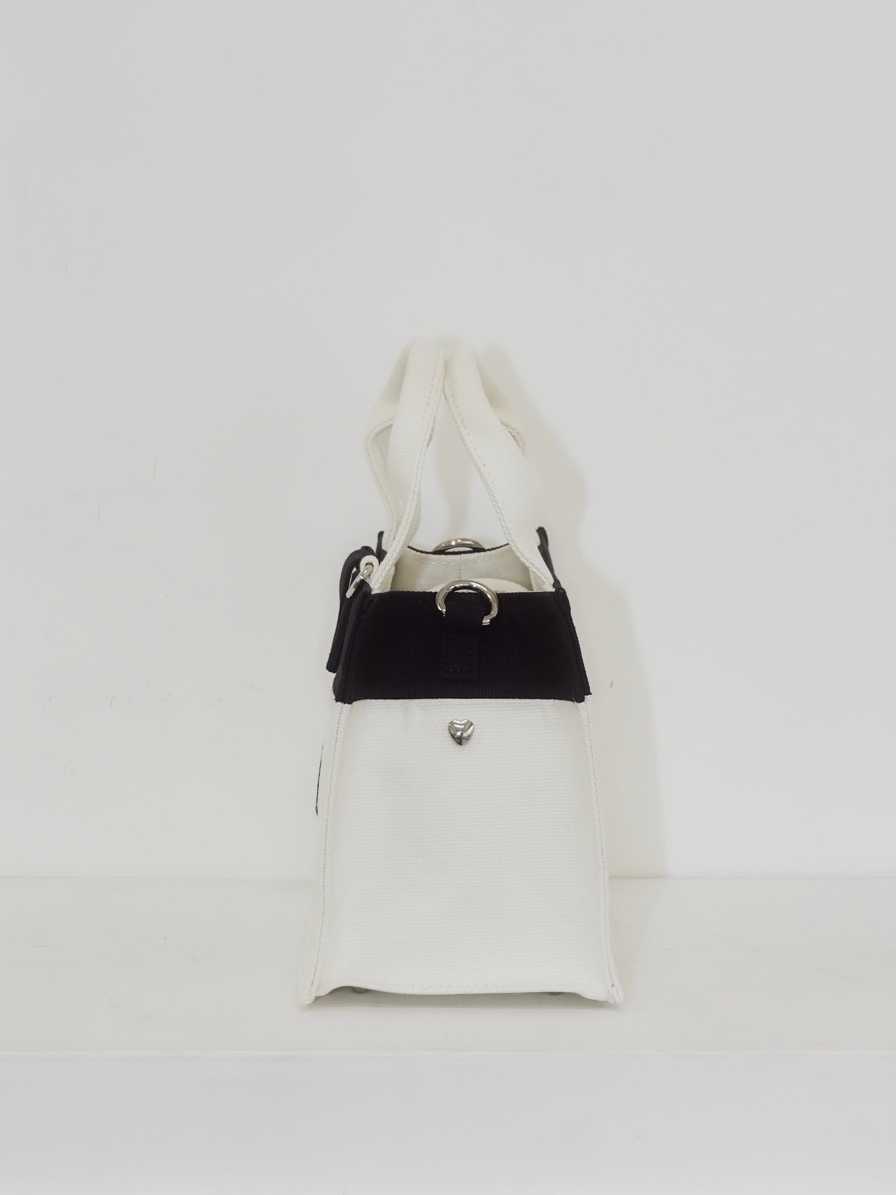 ribbon canvas tote bag〈SMALL〉