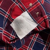 90s LACOSTE ラコステ Vネック 長袖 Tシャツ サイズ 4 /グレー系 メンズ ファブリカ ビンテージ