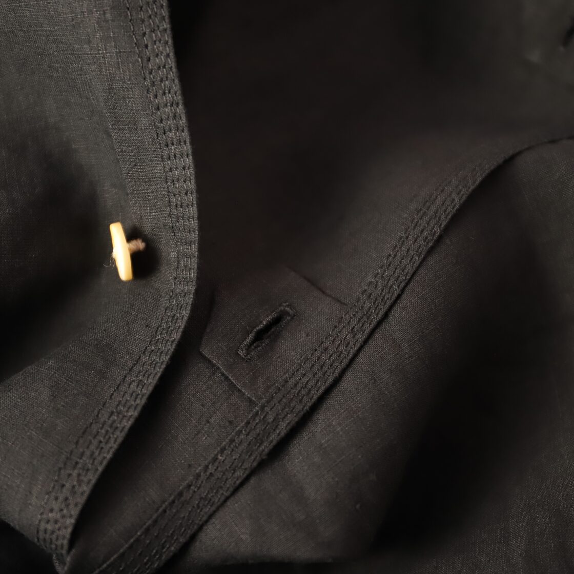 MAATEE&SONS / L/S HANDKERCHIEF SH / BLACK | PAY ID