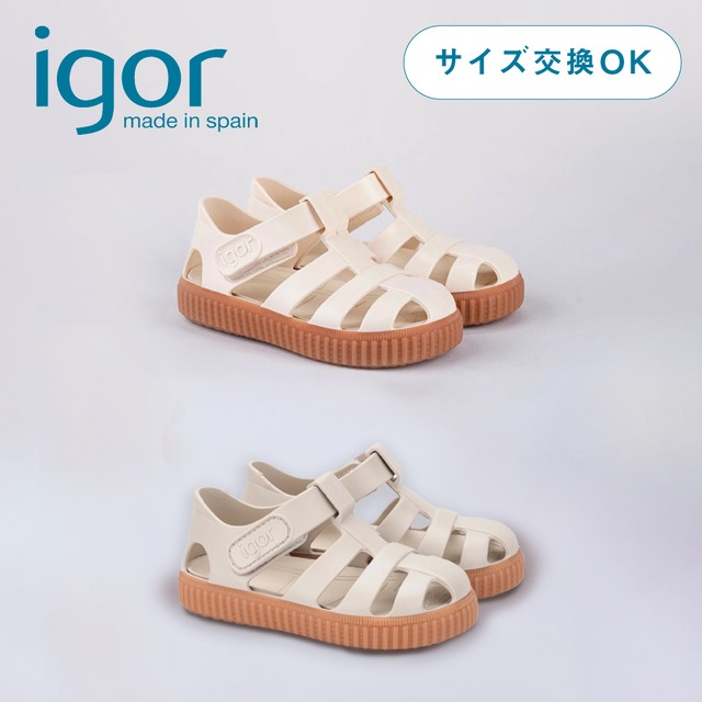 igor NICO CARAMELO サンダル Bisque