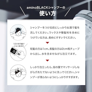 公式ショップならいつでも20%OFF!!　amino BLACK  shampoo