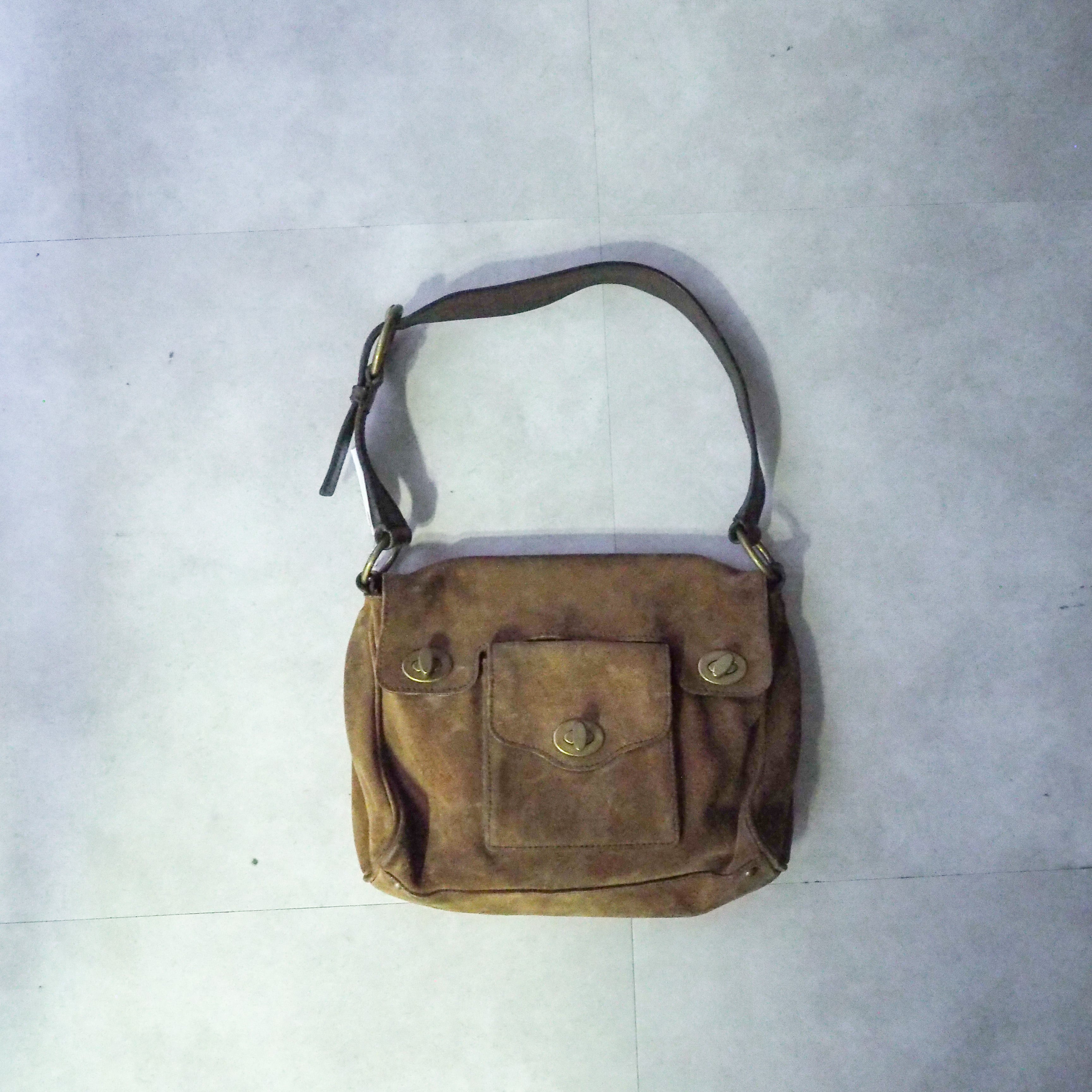 Late90s-00s “miu miu” suede leather shoulder bag 90年代 00年代 