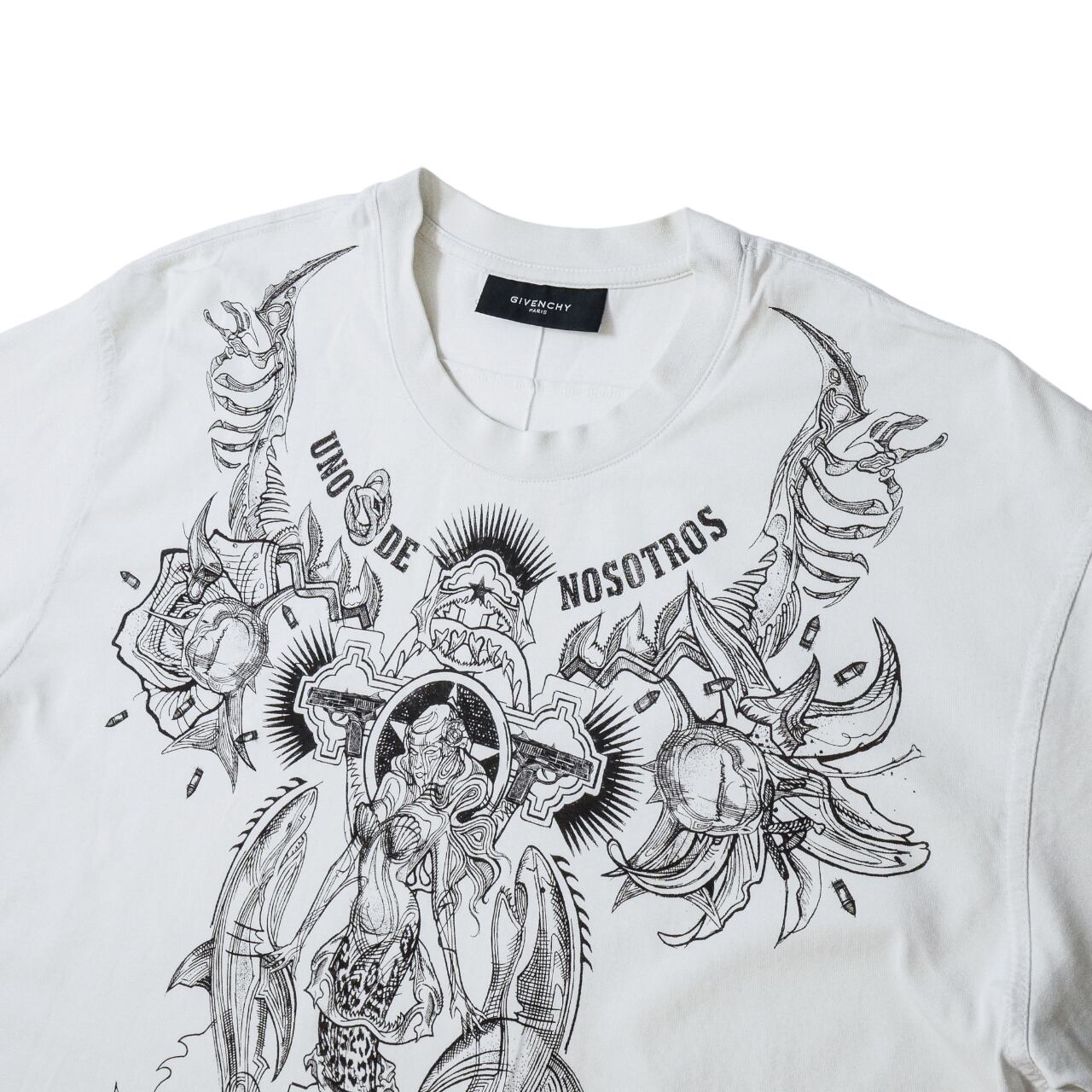 ヴァージルアブロー着 givenchy ジバンシィ スカル タトゥー ドクロ 