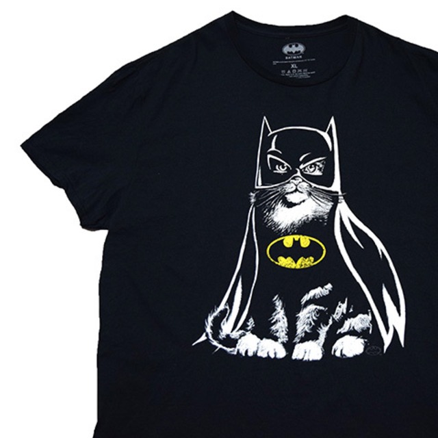 Xl Dcコミックス バットマン バットキャット ネコ キャラクター Tシャツ メンズxl 大きいサイズ アメコミ Batman 映画 古着 古着屋maidobox
