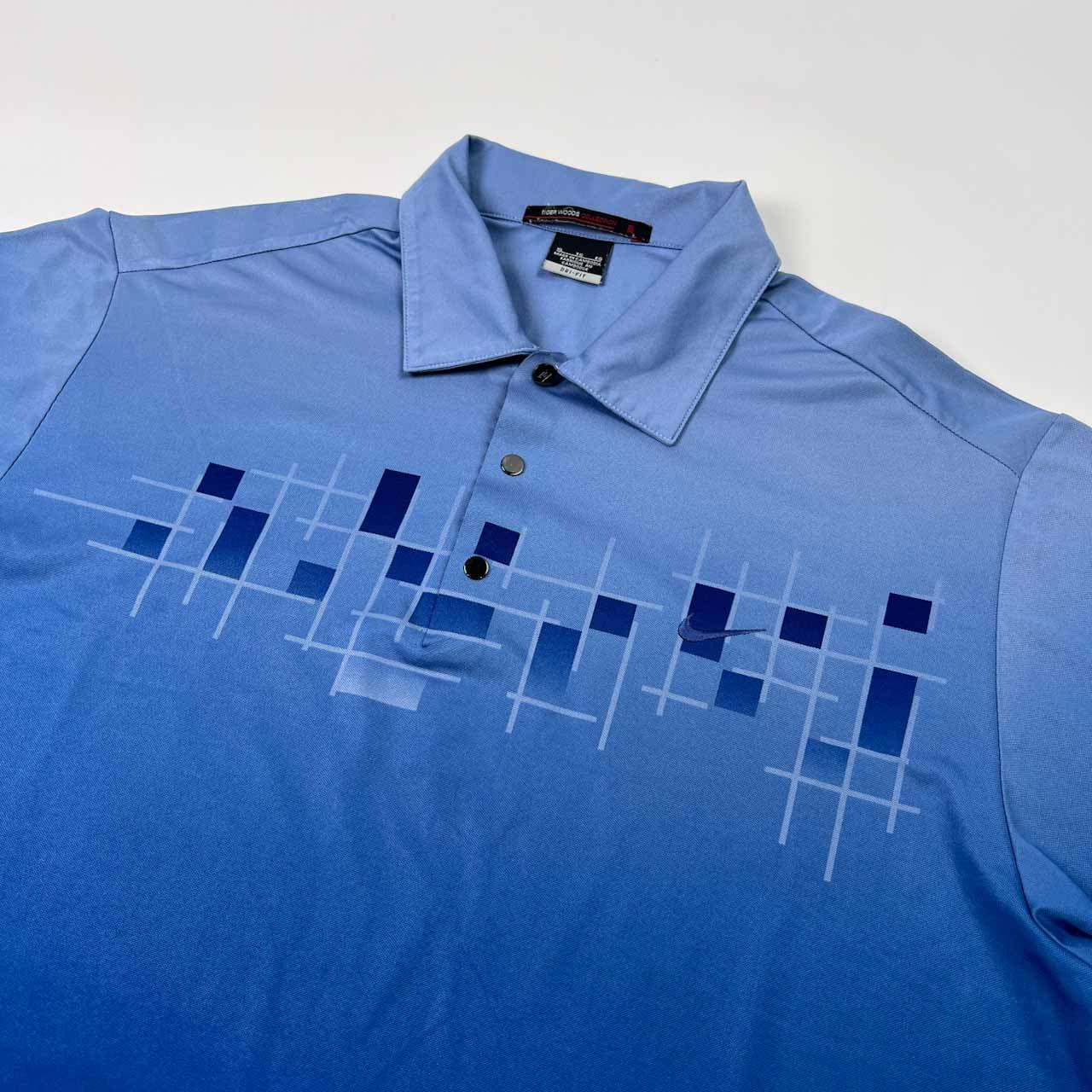 未使用品NIKEナイキTiger Woods Collection ポロシャツL TIGER WOODS COLLECTION タイガーウッズ NIKE ナイキ 半袖 ストレッチ
