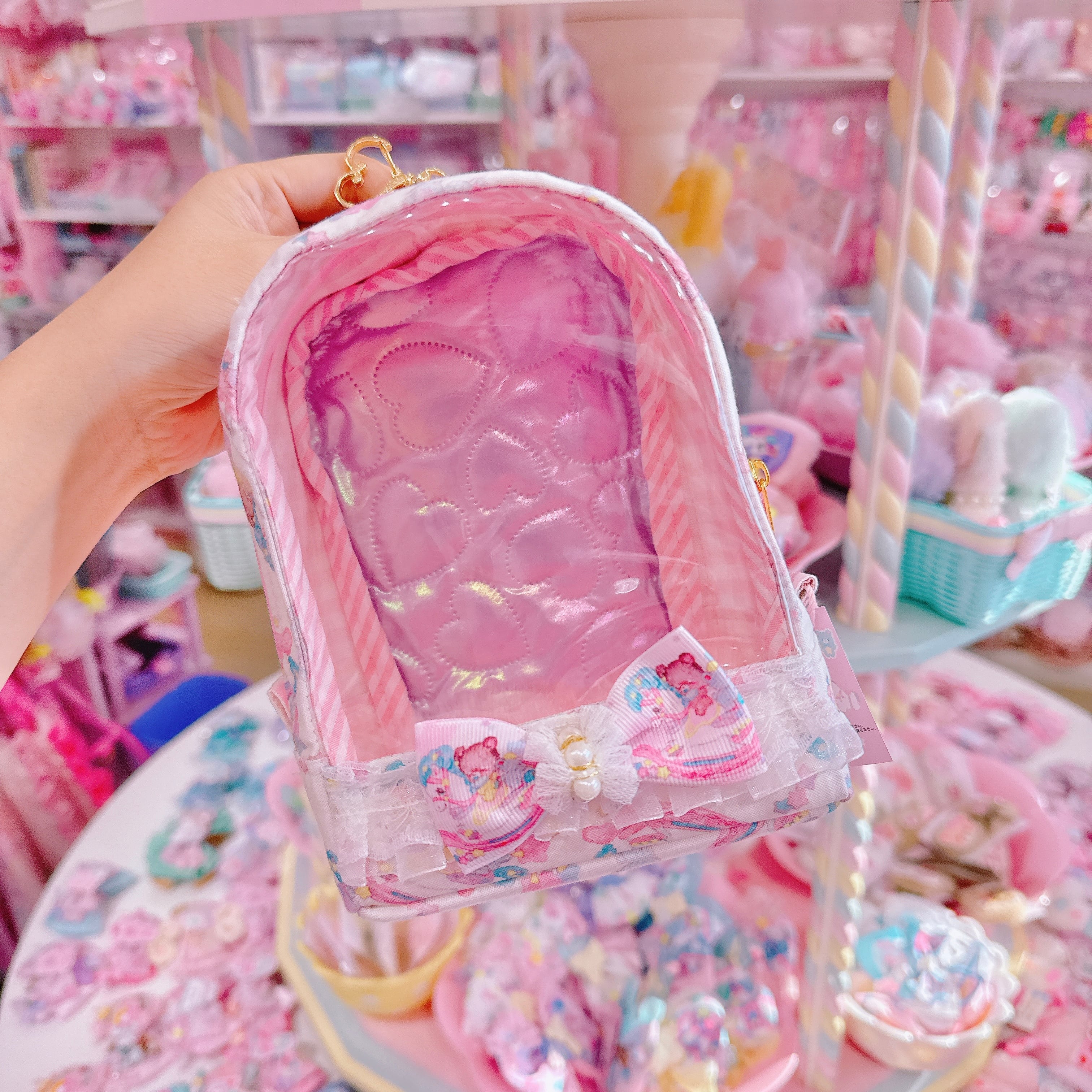 【R51】66-6ぬいぐるみポーチ(キーホルダー付き)