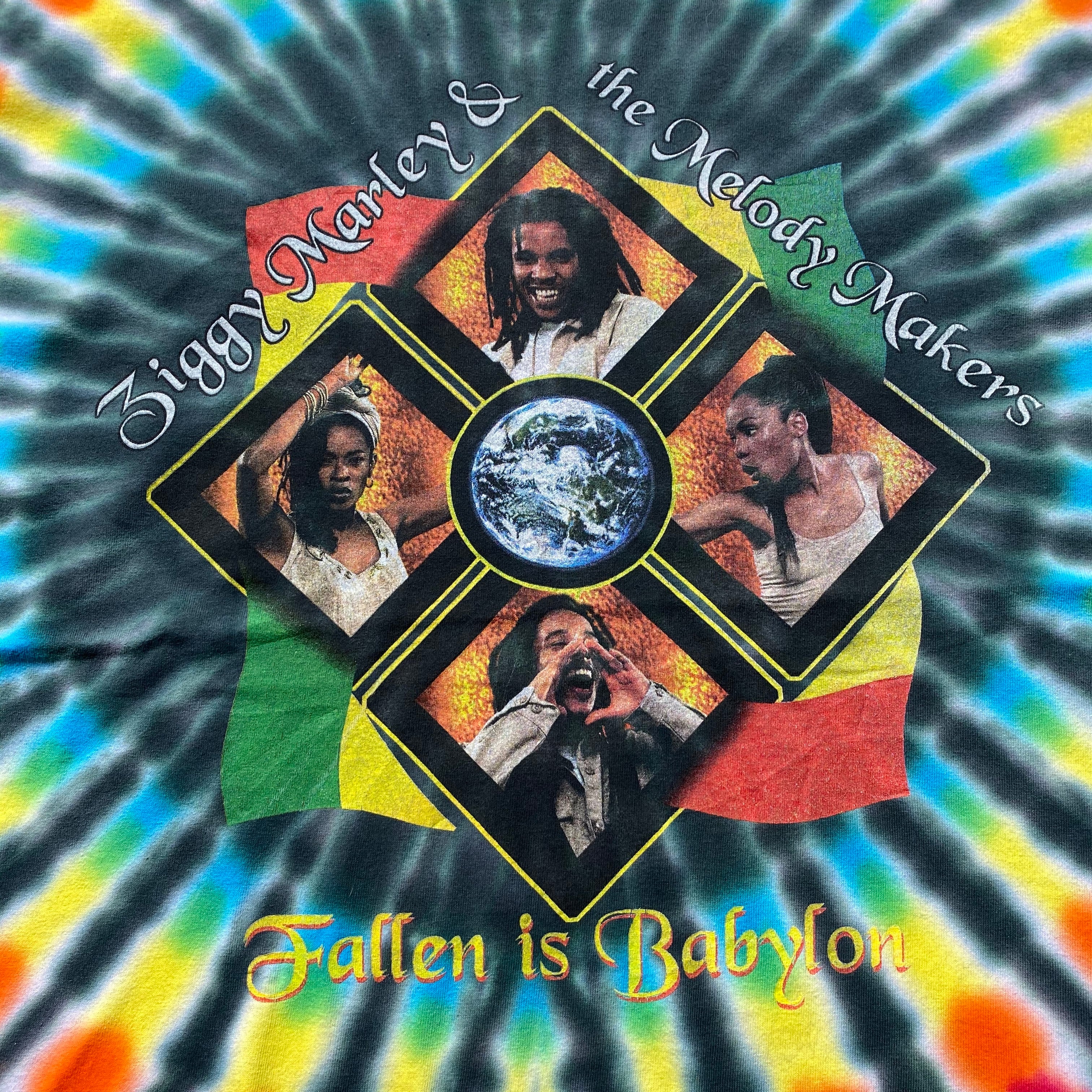 90sVintageT ZIGGY MARLEY アメリカ製XL美品ラップT 【公式通販】