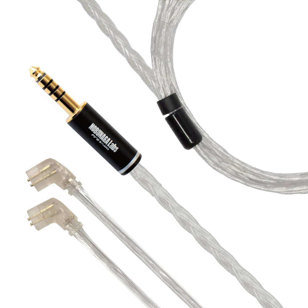 《SALE》【特選アウトレット】朱雀(すざく)NOBUNAGA Labs PREMIUM:4.4mm5極バランス対応 qdc用リケーブル