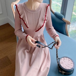 【RL215】Below The Knee Slim One-piece（膝下 スリム ワンピース）
