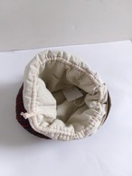 “ASTER” Hand quilt draws bag | ハンドキルトバッグ