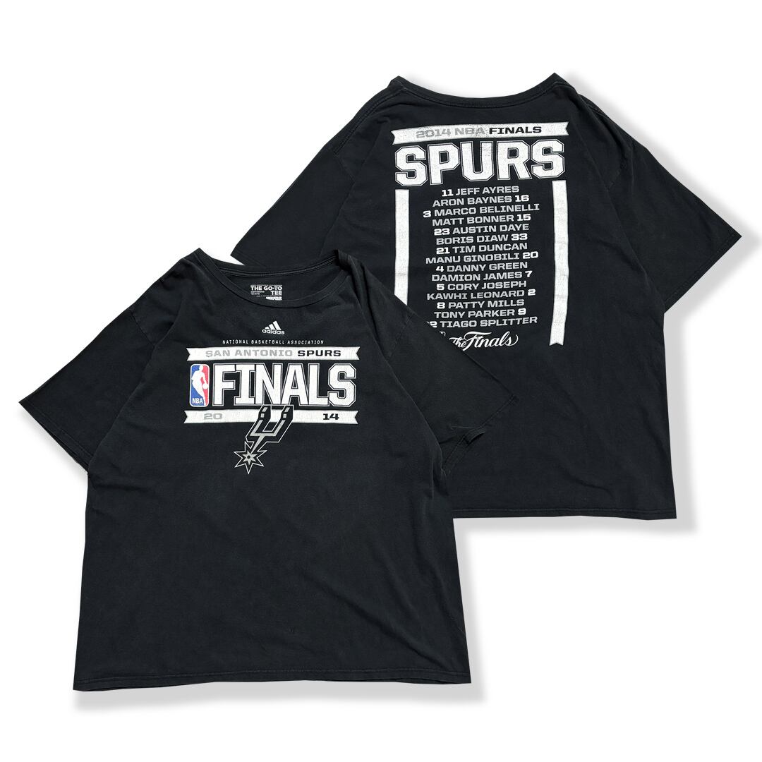 San Antonio Spurs 「2014 NBA FINALS」 Printed T-shirt. adidas