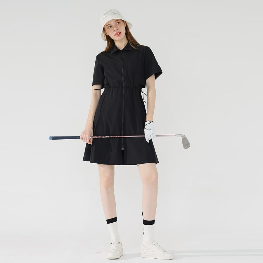 ドローコードデザインベンチレーション ゴルフワンピース | Festa Golf