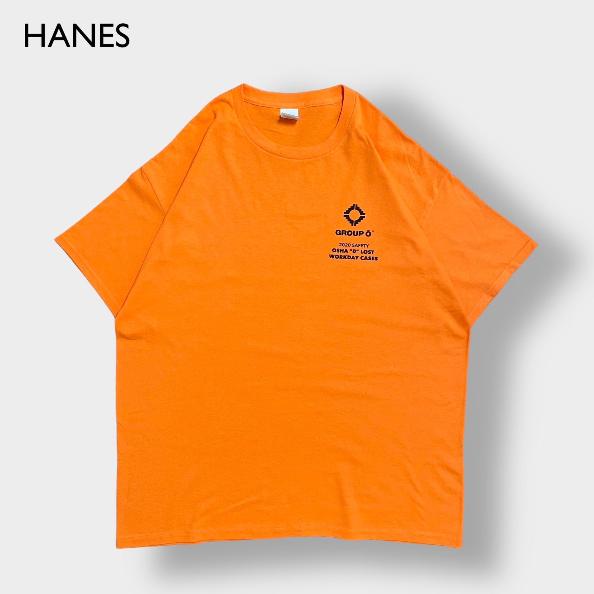 ヘインズ Hanes HEAVYWEIGHT バックプリント プリントTシャツ メンズXL /eaa358319