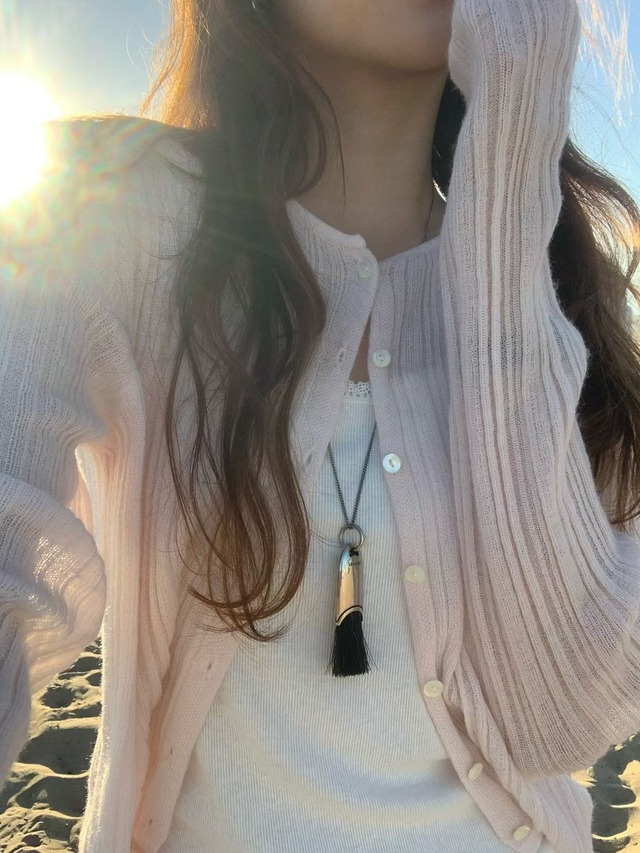 (予約) verveine / Novella alpaca round cardigan 4color