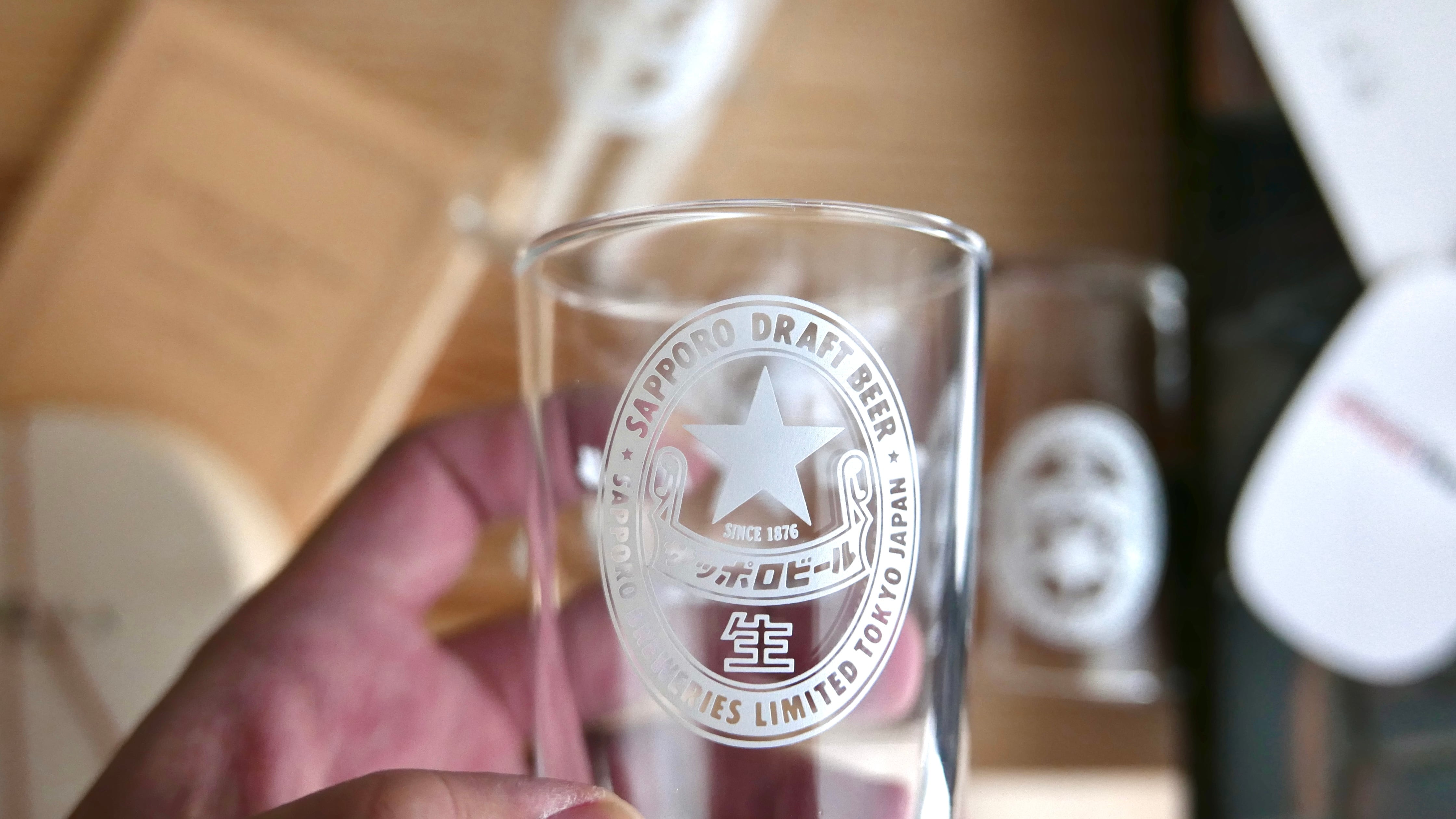 old japan glass サッポロビール 