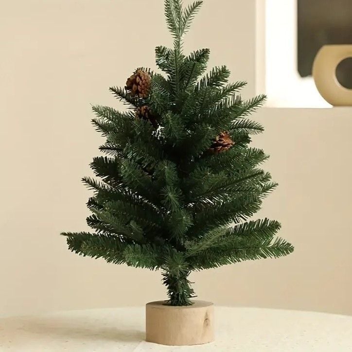 ミニクリスマスツリー 雪化粧 北欧 オーナメント 45cm ミニクリスマス