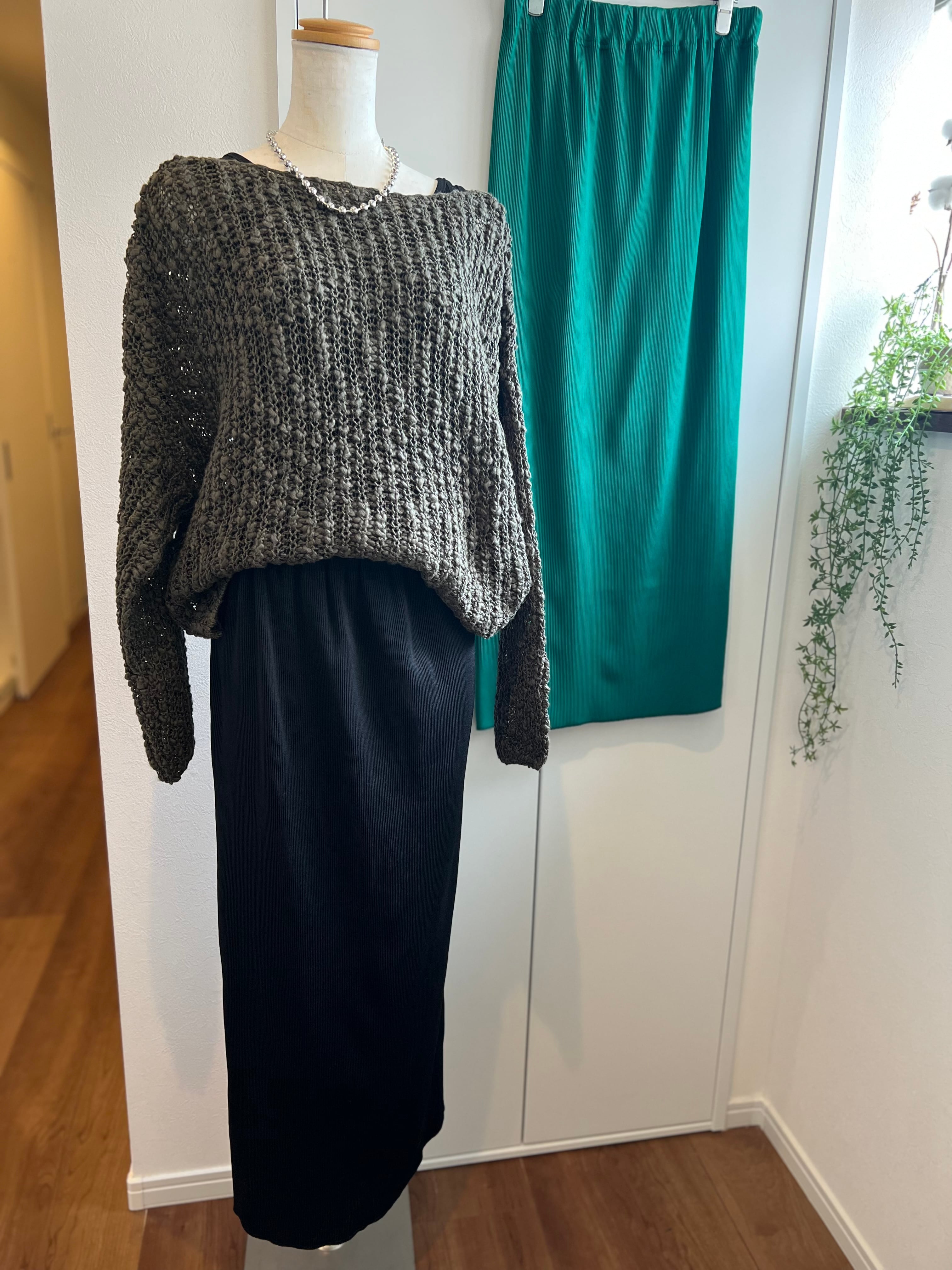 【cafune】ストレッチジャージータイトスカート　535614