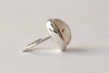 扉 ガーネットインクォーツ リング silver no,244