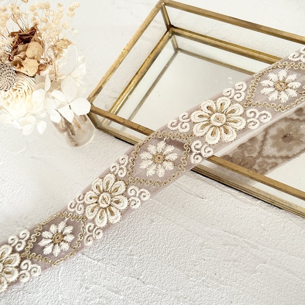 寒色系 | インド刺繍リボン専門店Rino Ribbon