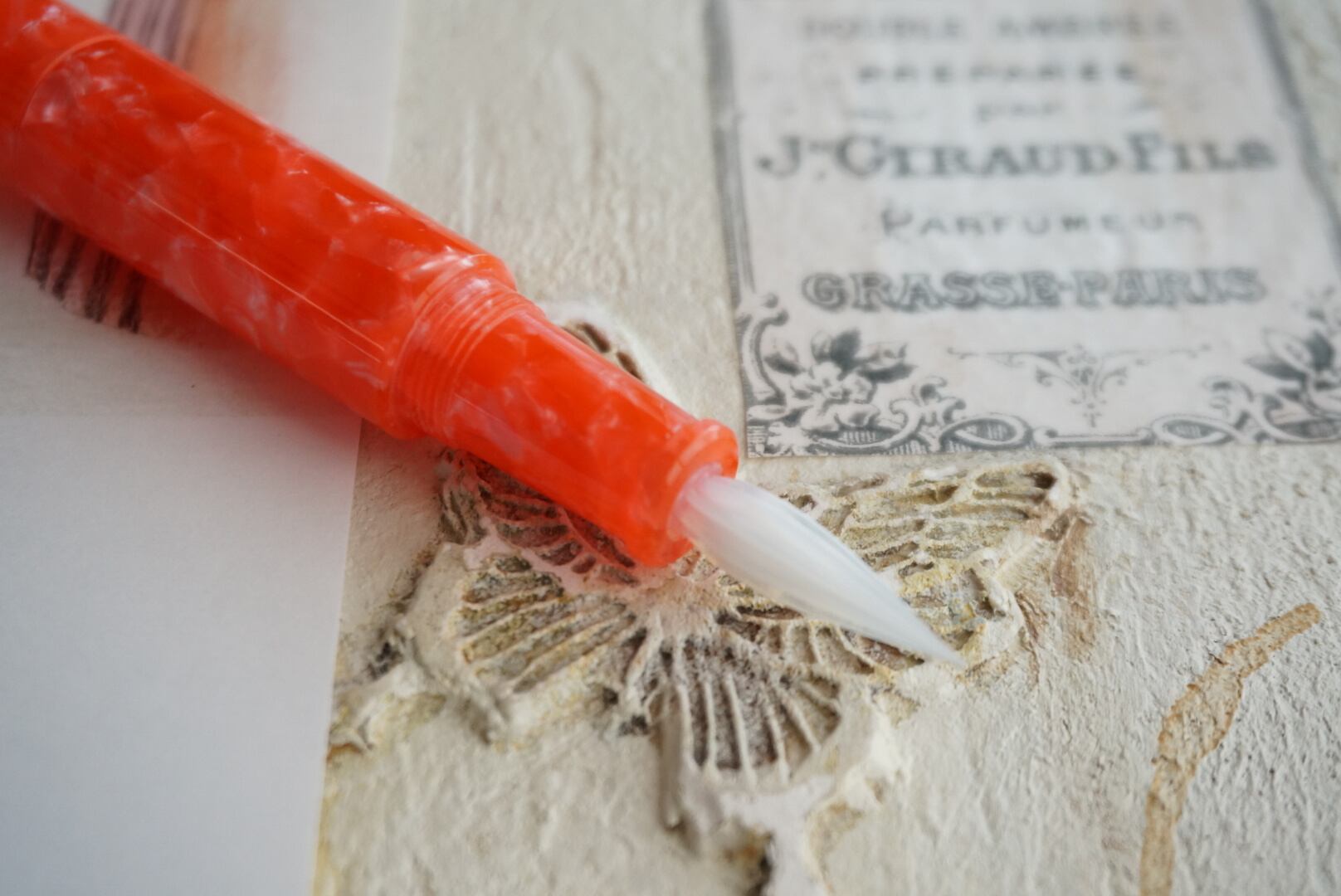 シュクルガラスペン Bright Cherry (ミルクガラスペン先) | 万年筆と  