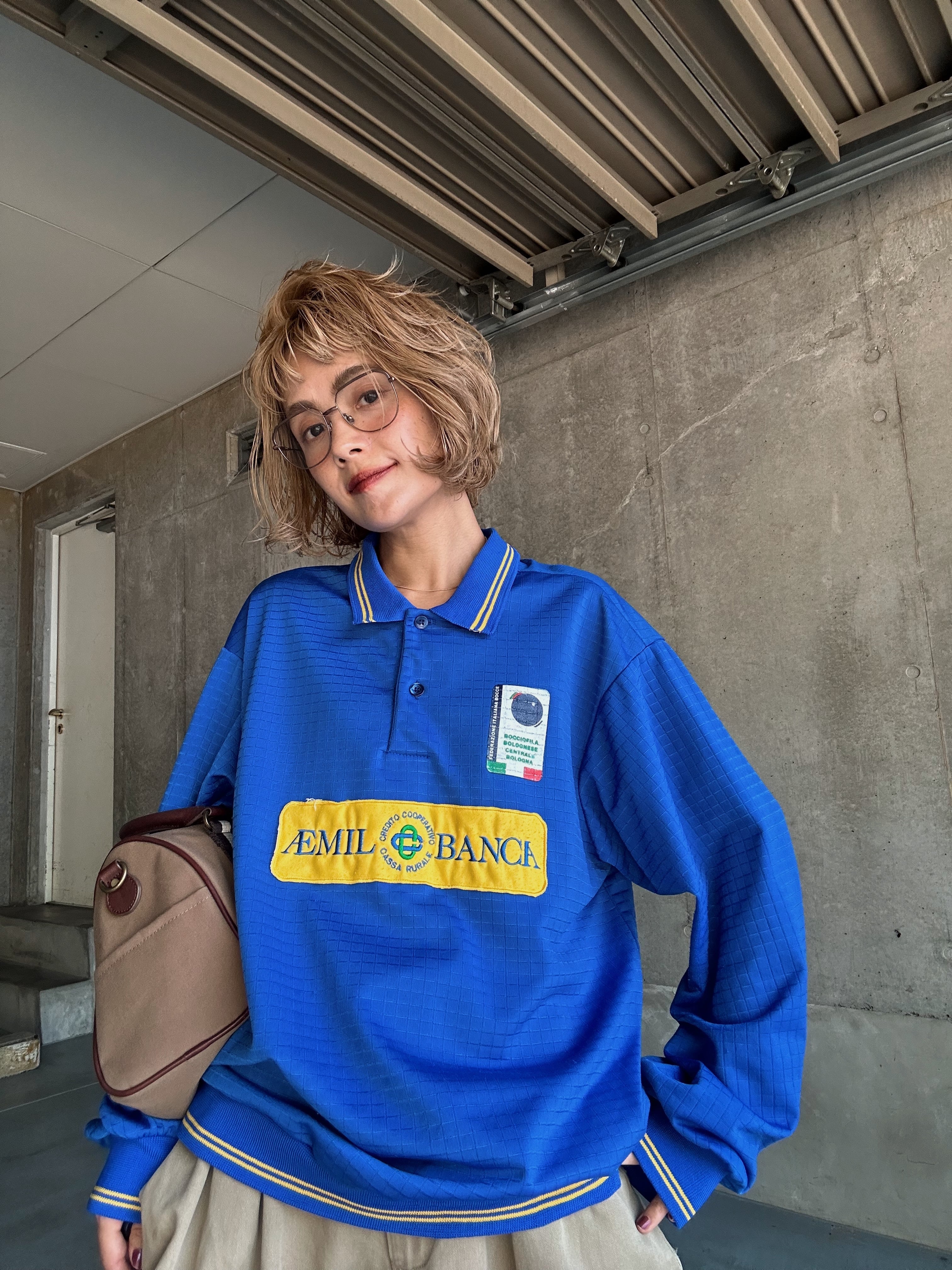 (CS2044) long sleeve game polo shirt