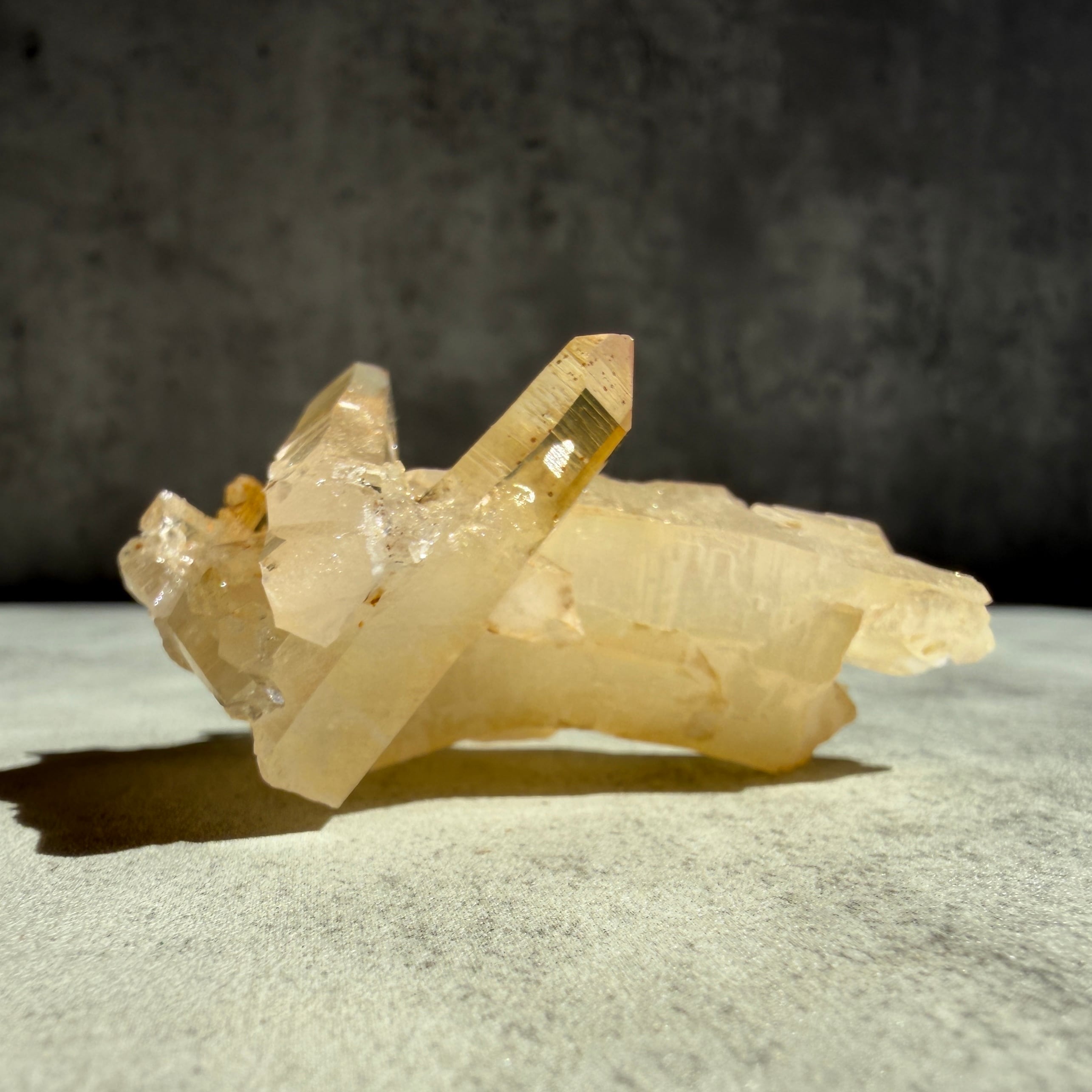 レシーバー　タイムリンク ✨　タンジェリン　蜜柑水晶　クラスター　原石　水晶 レシーバー タイムリンク ✨ タンジェリン 蜜柑水晶 クラスター 原石