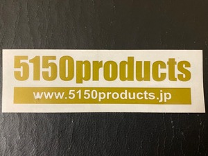 5150products カッティングステッカーS ゴールド