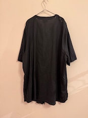 SAMOON カットワークリネンシャツ