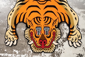 Tibetan Tiger Rug 《Lサイズ•ウール162》チベタンタイガーラグ