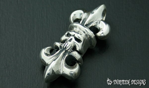 THIRTEENDESIGNS サーティーンデザインズ KP-2 FLEUR SKULL